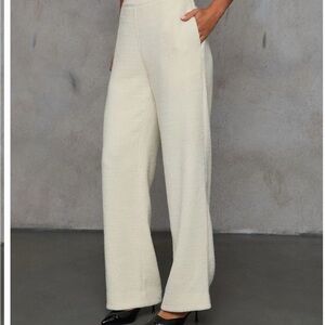 Vici Cream Wide Leg Women's Pants